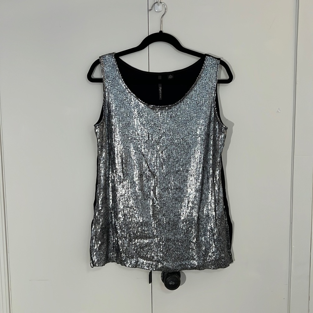 Skye’s the limit sequin tank